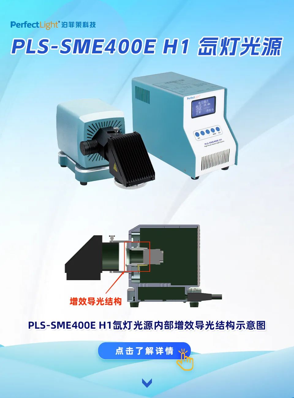 PLS-SME400E H1氙燈光源